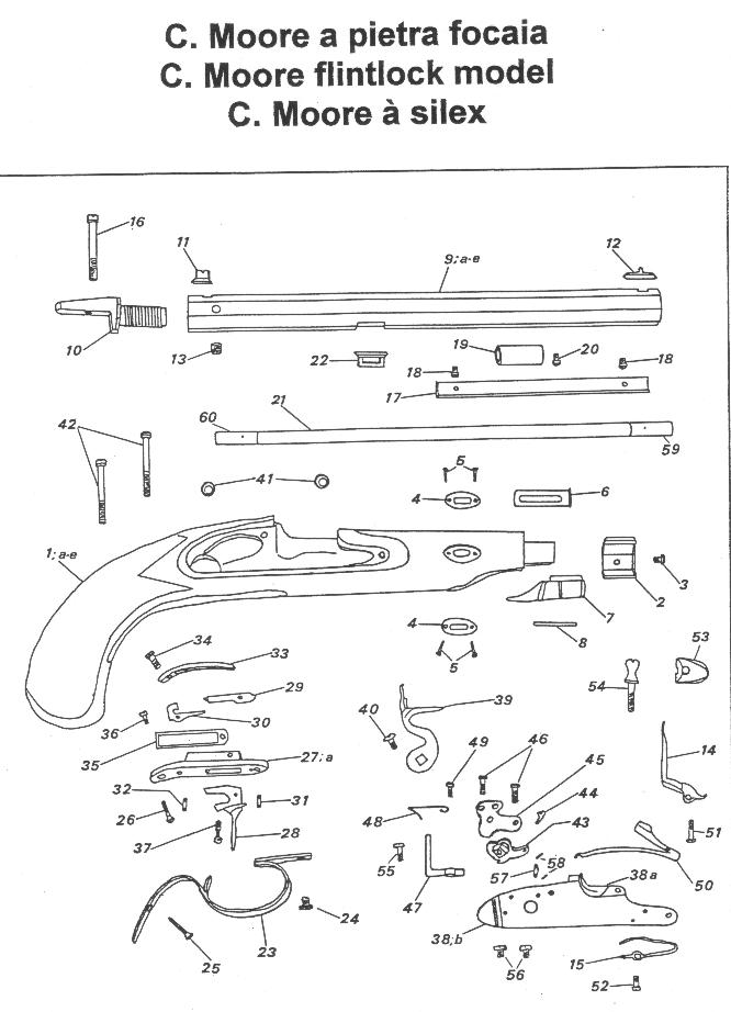 Charles Moore Target Steinschloss Teileliste
