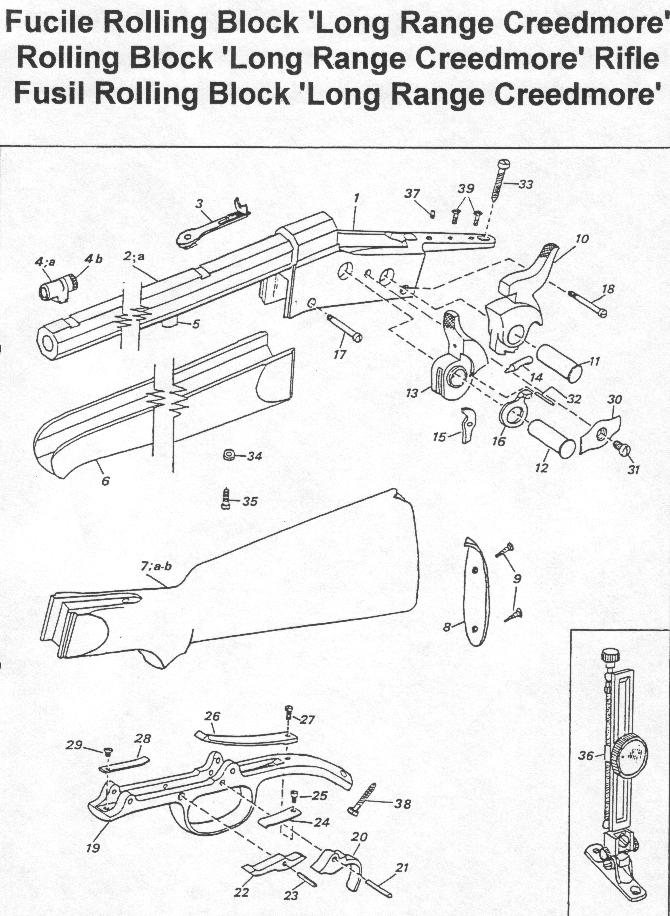 Rolling Block Long Range Creedmore Rifle