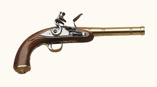 QUEEN ANNE "BRASS" FLINTLOCK .50 smooth